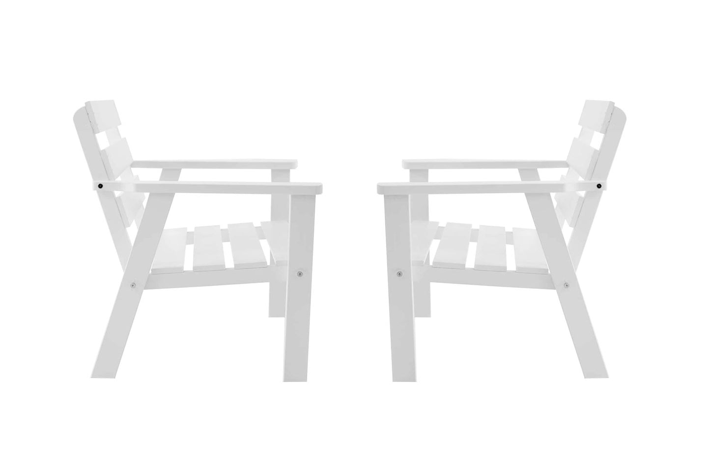 Atlanta Chairs Set, White chairs, chair, seat, seating, wooden, garden, patio, backyard, outdoor, garden furniture, UK, eco-conscious, Sanctuary, Sanctuary Lifestyle www.sanctuary-lifestyle.com