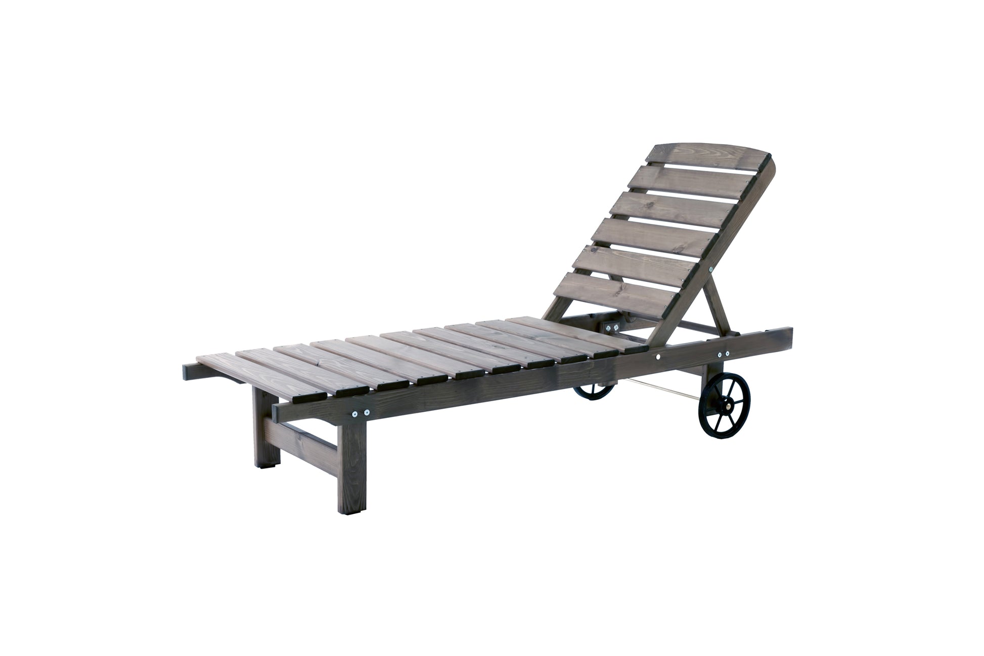 Venta Wheeled Lounger, Ash Grey, Recliner, chair, seat, seating, wooden, garden, patio, backyard, outdoor, garden furniture, UK, eco-conscious, Sanctuary, Sanctuary Lifestyle, www.sanctuary-lifestyle.com